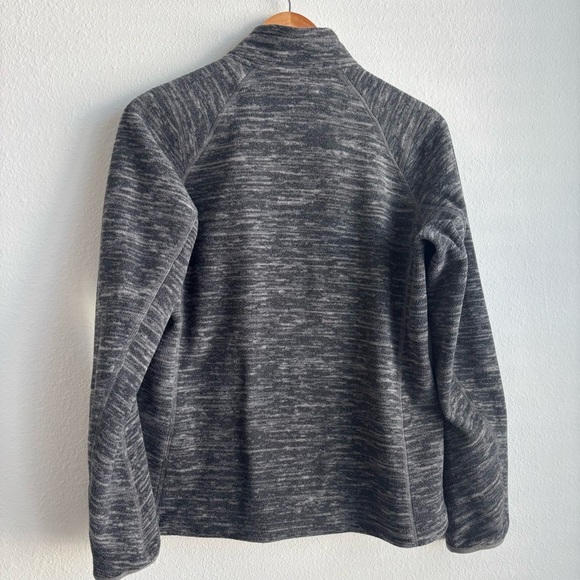 The North Face Polartec Gray Fleece Full Zip Long Sleeve Fall Jacket Size Medium - Picture 3 of 13